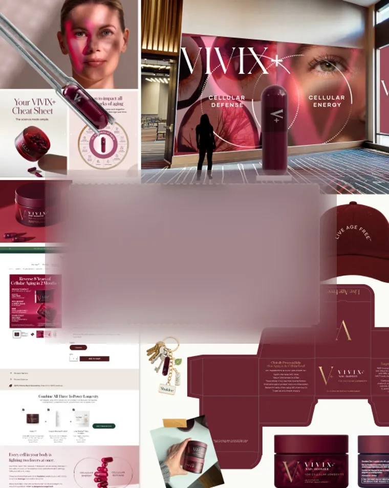 Shaklee VIVIX+ campaign moodboard